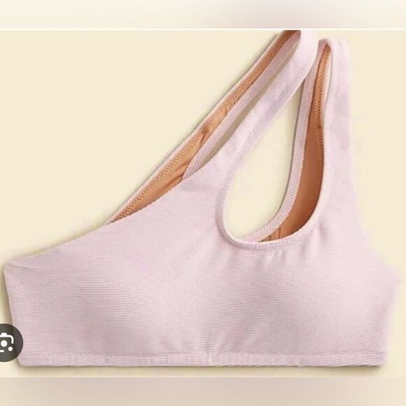J.Crew Ribbed double-strap bikini top Size Medium - Picture 1 of 7